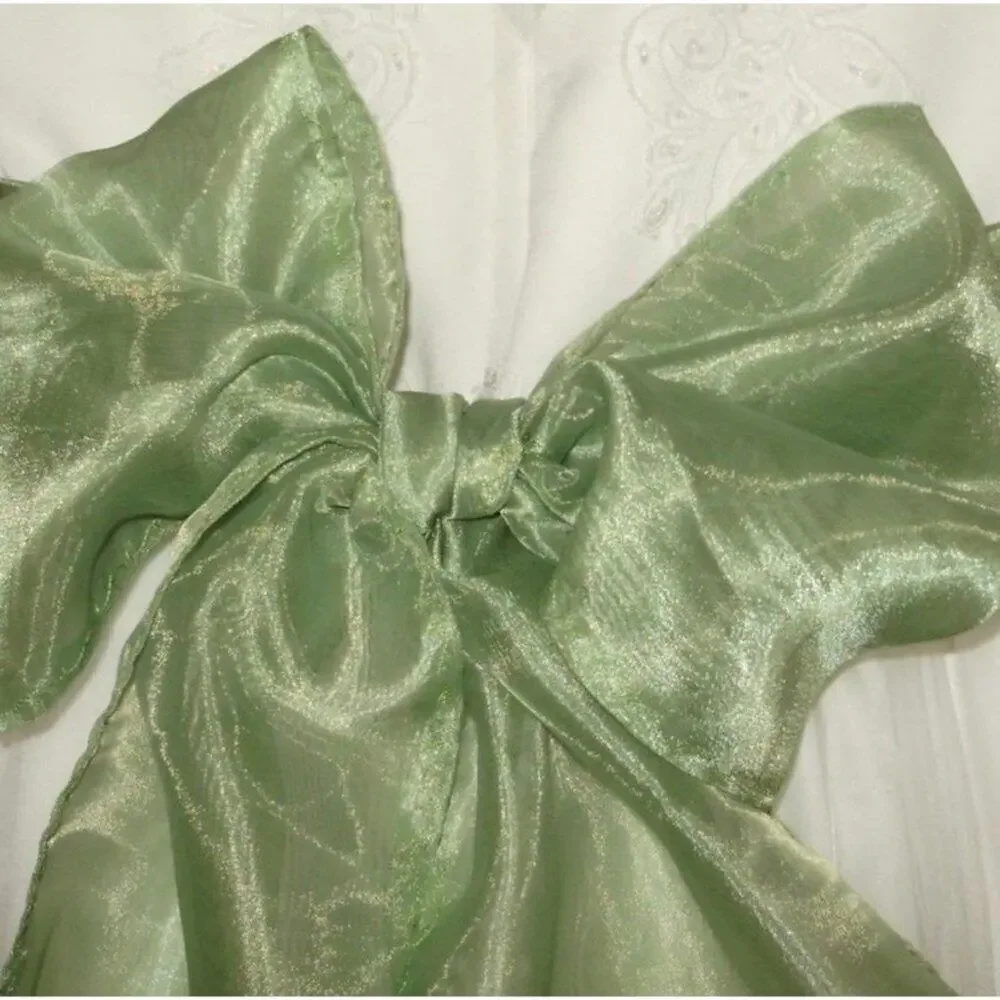 Sage Green Flowergirl Dress Sash